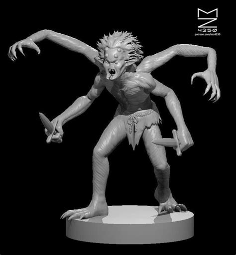 Spider Humanoid Miniature Mz4250 Dandd 5e Dungeons And Dragons Etsy