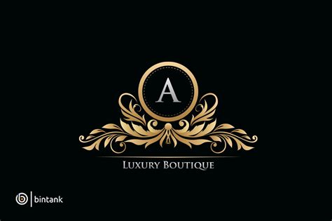 Gold Luxury Boutique Logo | Creative Illustrator Templates ~ Creative 