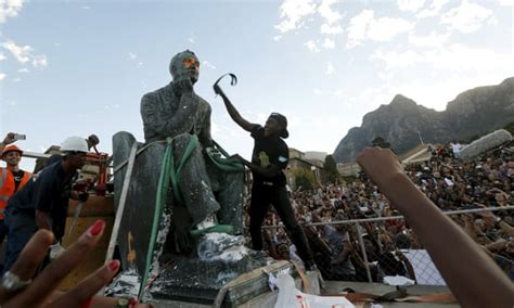 Cheers And Protests As University Of Cape Town Removes Cecil Rhodes