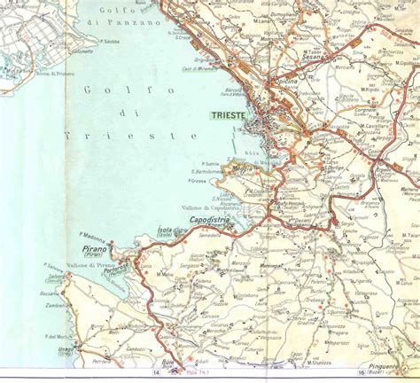 Istria On The Internet Cartography Istria And Kvarner Islands Maps