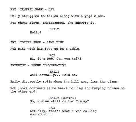 How To Write A Phone Conversation In A Screenplay The Definitive Guide