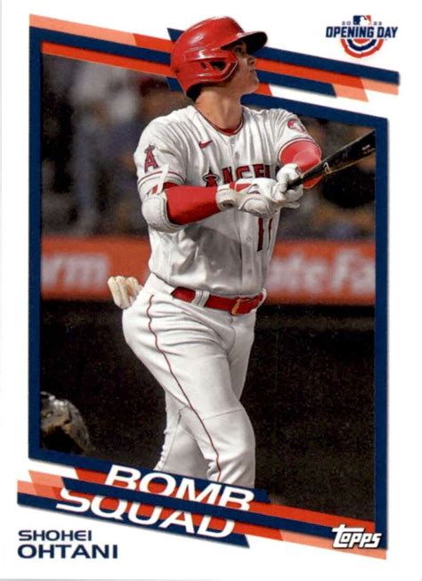 2022 Topps Opening Day Bomb Squad Bs 15 Shohei Ohtani Nm Mt
