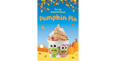 Fall Returns To Sweetfrog With Pumpkin Pie Frozen Yogurt