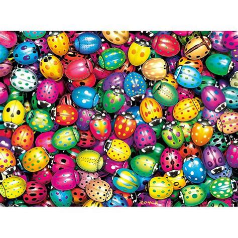 Buffalo Games Ladybug Central Jigsaw Puzzle From The Vivid Collection
