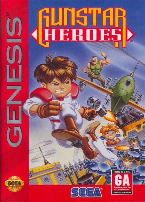 Gunstar Heroes 1993 Box Cover Art Mobygames