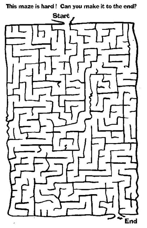 Maze Page Print Your Free Maze At Mazes For Kids