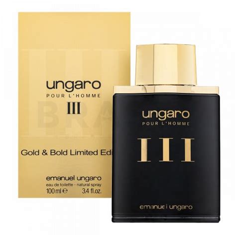 Emanuel Ungaro Homme Iii Gold And Bold Limited Edition Eau De Toilette
