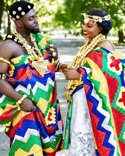Ghanaian Kente Bridal Ideas For Traditional African Weddings Mammypi African Fashion Ankara