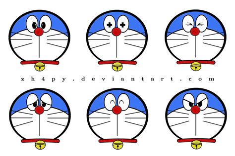 Doraemon Emoticon By Zh4py On Deviantart