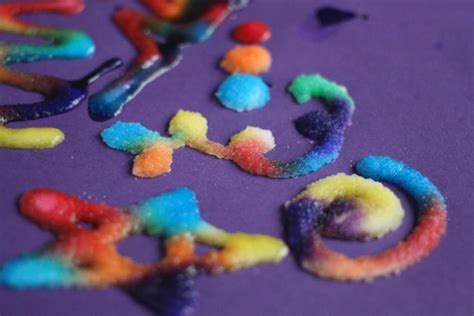 Art Science Salt Glue Watercolour Experiment Cbc Parents