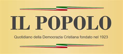 Rinasce Il Popolo Democrazia Cristiana Trentino