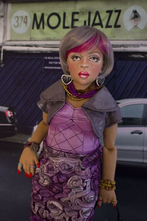 Deloris Pretty Bbw Plus Sized Ethnic Ooak Lady Art Doll
