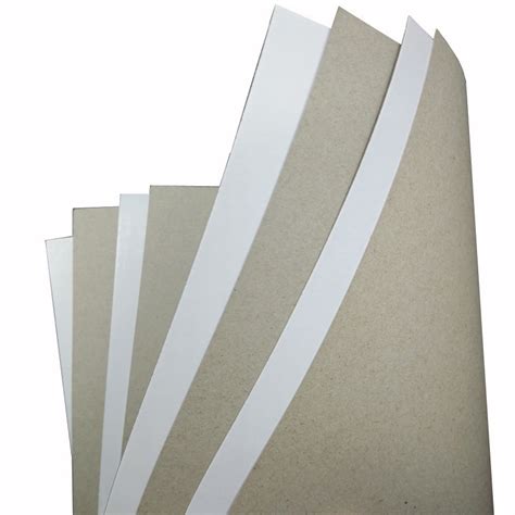 Different Size Duplex Paper Gray Back Board 250gsm 300gsm