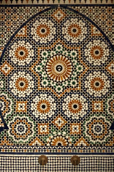 Beautiful Tile Work From Morocco Islamic Patterns Mosaic Patterns