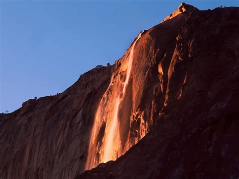 Last Light Horsetail Falls Yosemite National Park California 10