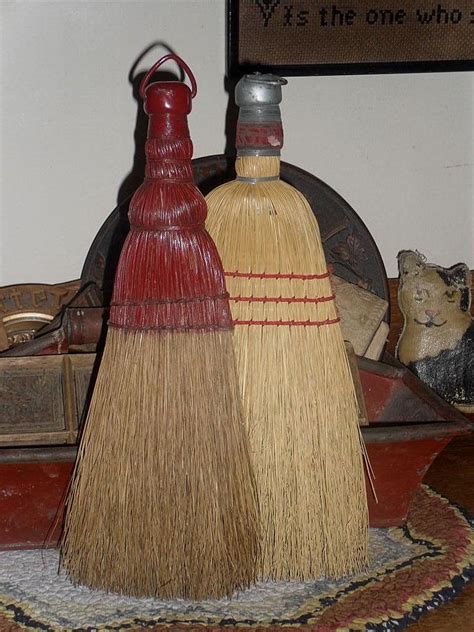 Pair Of Primitive Whisk Brooms Whisk Broom Brooms Primitive Decorating