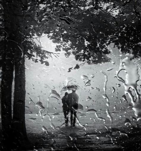 What Is Love Black And White Photography Walking In The Rain Love