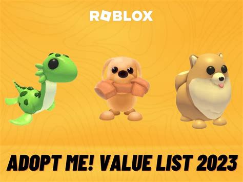Roblox Adopt Me Value List 2023