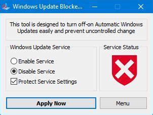 How to remove the updates that have already been installed? Download Windows Update Blocker v1.5 (freeware ...