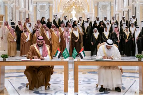 بن زايد وبن سلمان يترأسان الاجتماع الثاني لمجلس التنسيق السعودي