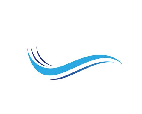 Water Wave Symbol And Icon Logo Template Vector 579328 Vector Art At