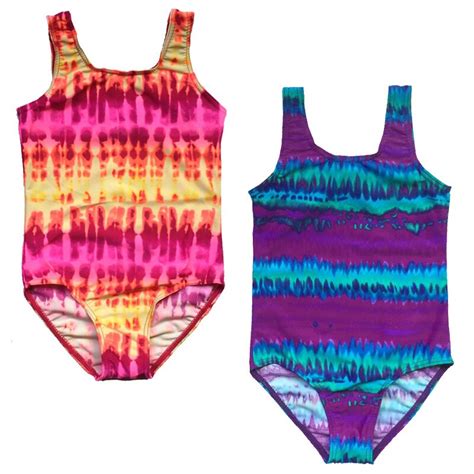 2018 Girls Kids Sleeveless Swimsuit For 3 14y Tankini Purplehotpink