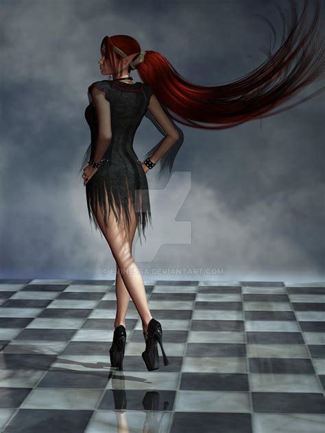 Sexy Fantasy Vamp Red Elf 51 By Evinessa On Deviantart