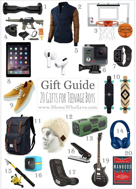 T Guide 20 Great T Ideas For Teenage Boys