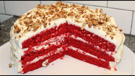 Making Southern Red Velvet Cake Recipe YouTube