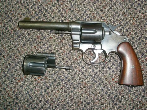 Colt Us Army 1917 45 Lc Revolver With Extra Cy For Sale