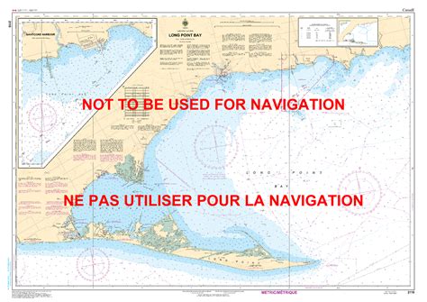 Long Point Bay Canadian Hydrographic Nautical Charts Marine Charts Chs