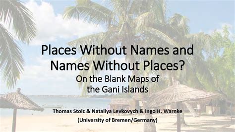 Places Without Names And Names Without Places Issuu