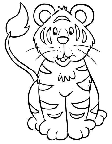 Baby Tiger Coloring Printables Coloring Pages
