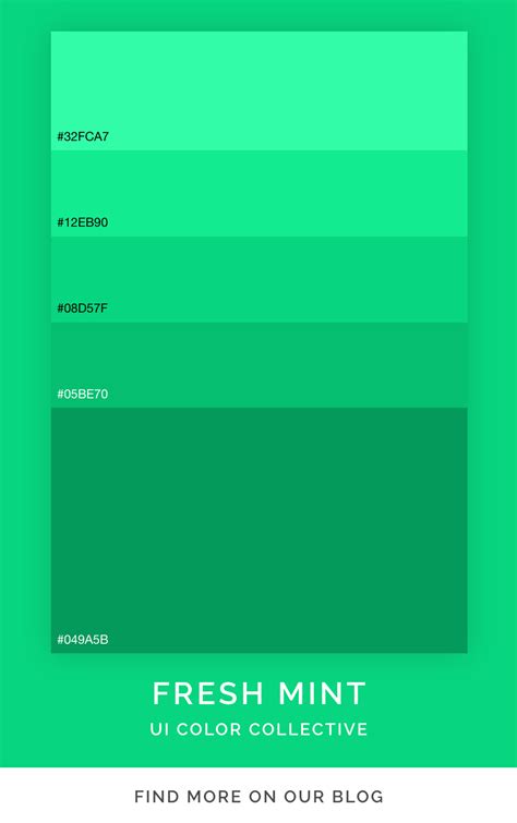 Mint Green Color Scheme