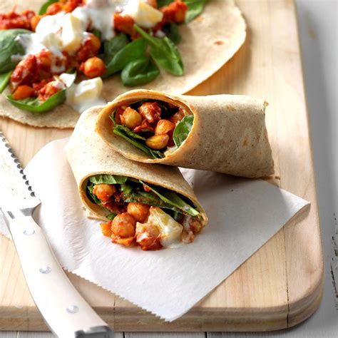 indian spiced chickpea wraps recipe how to make it