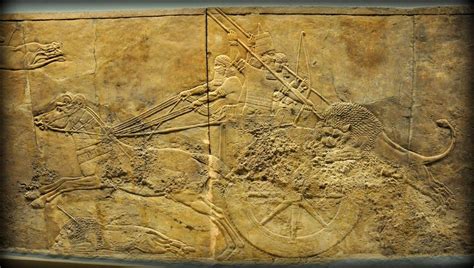 Assyrian Lion Hunting At The British Museum World History Et Cetera