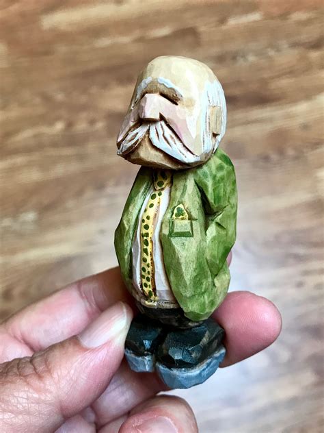 Nice Little Guy Wood Carving Art Wood Carving Whittling Wood