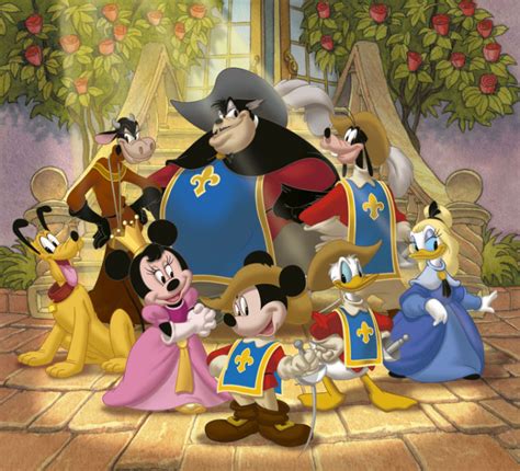 Disney Soul Mickey Donald Goofy Los Tres Mosqueteros