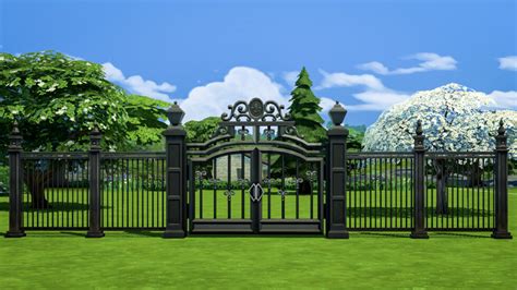 More Realistic Estate Gates Simplistic Sims 4