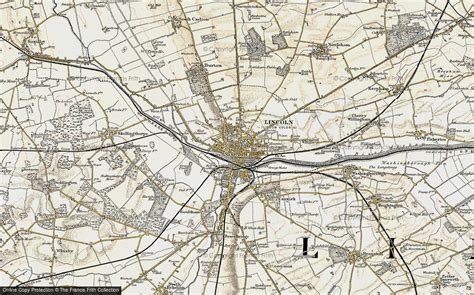 Old Maps Of Lincoln Francis Frith