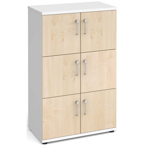 6 Door Wooden Locker Office Storage In Colchester Office Furniture