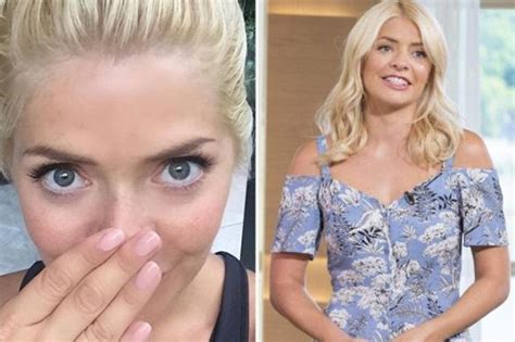 Holly Willoughby Shares Fresh Faced Selfie Showing Off Her Natural Beauty And Freckles The