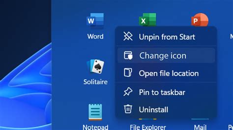 How To Change App Icon In Windows 11 Youtube