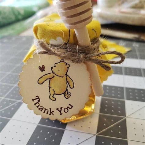 Winnie The Pooh Thank You Tags Baby Shower Birthday Party First