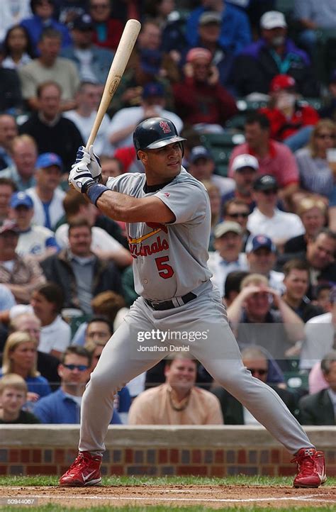 Albert Pujols Of The St Louis Cardinals Bats During A Game Against