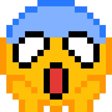 Shocked Emoji Pixel Art Pixel Art Emoji Faces Clipart Full Size