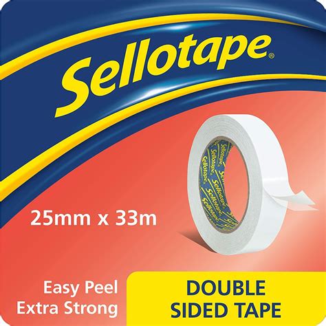 Sellotape 1447052 Double Sided Tape 25 Mm X 33 M