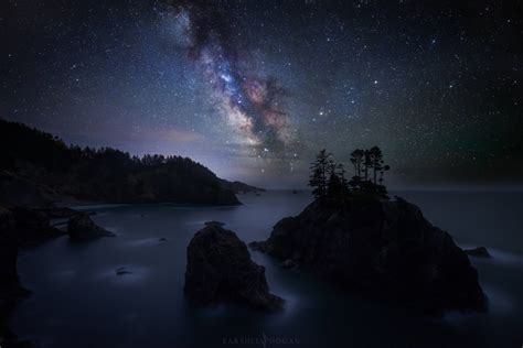The Milky Way Over The Oregon Coast 072015 Oc Rspace