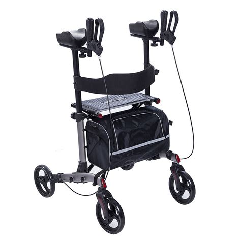 Usa Folding Upright Rollator Walker Medical Aid Seat