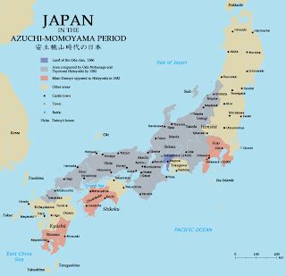 Japan map map of japan japan prefecture map. Dwelling In Dreams: 戦国時代 第一 The Warring States Period I